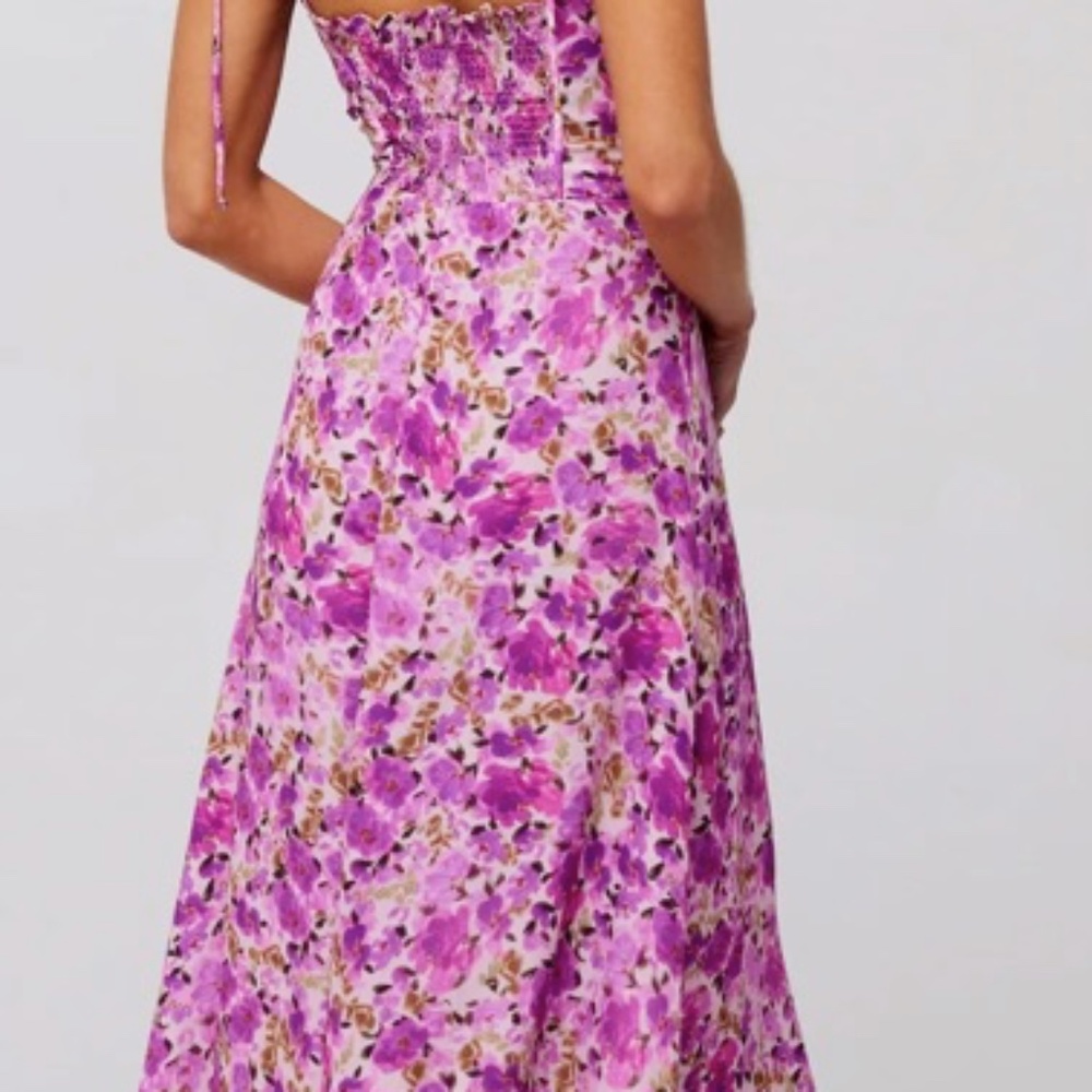 RESA Silky Floral Dress